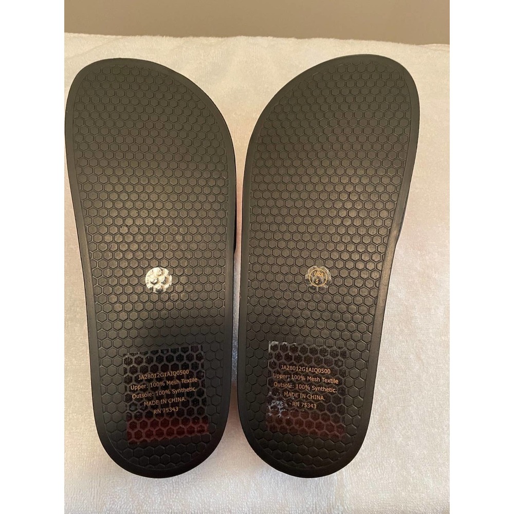 Love Moschino Red and Black Slide Sandal- European Size 38 - Picture 7 of 10